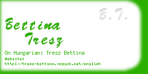 bettina tresz business card
